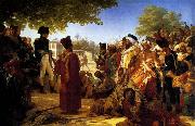 Baron Pierre Narcisse Guerin Napoleon Pardoning the Rebels at Cairo Sweden oil painting reproduction